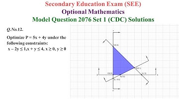 Optional Math Model Questions 2076 Solutions Set 1,CDC (New Curriculum/New Syllabus)
