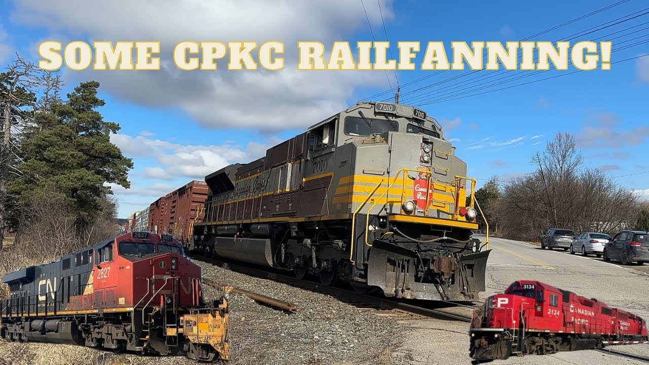 (CP Heritage Unit 7010, CN On CP, CPKC H25, and More) CPKC Railfanning Around The Nashville Area