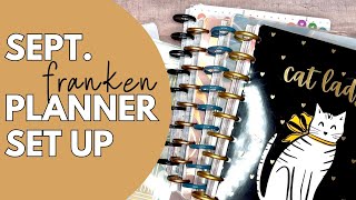 SEPTEMBER PLANNER SETUP | THE HAPPY PLANNER - PLANNER MOVE IN - FRANKENPLANNER FRANKEN PLANNER