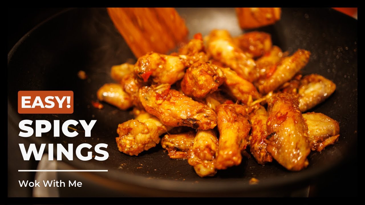 How to make the BEST and EASIEST CHICKEN WINGS recipe no flour, no