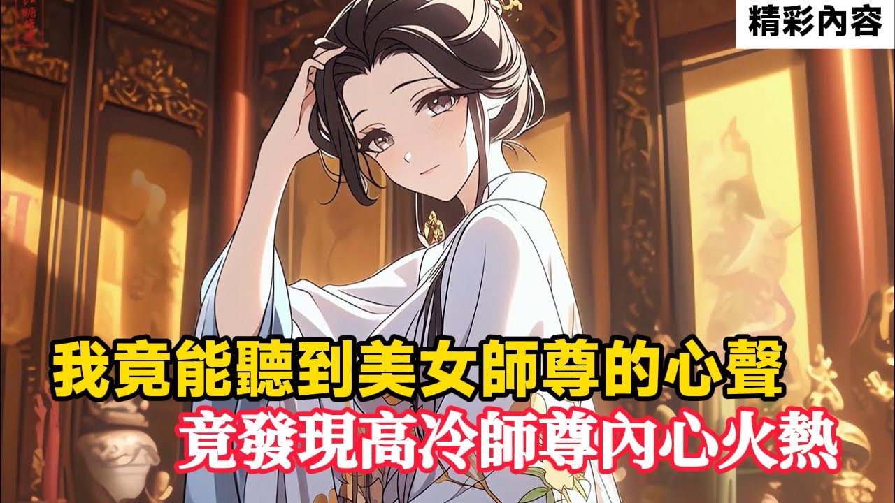 《我竟能聽到美女師尊的心聲，竟發現高冷師尊內心火熱》單身了三十年的高冷師尊，竟在心中渴望愛情，為了彌補師尊缺失的愛，我義無反顧的上前……#漫画解说