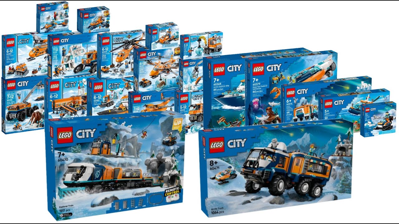 All LEGO City Arctic Sets 2014 - 2025 Compilation/Collection Speed Build