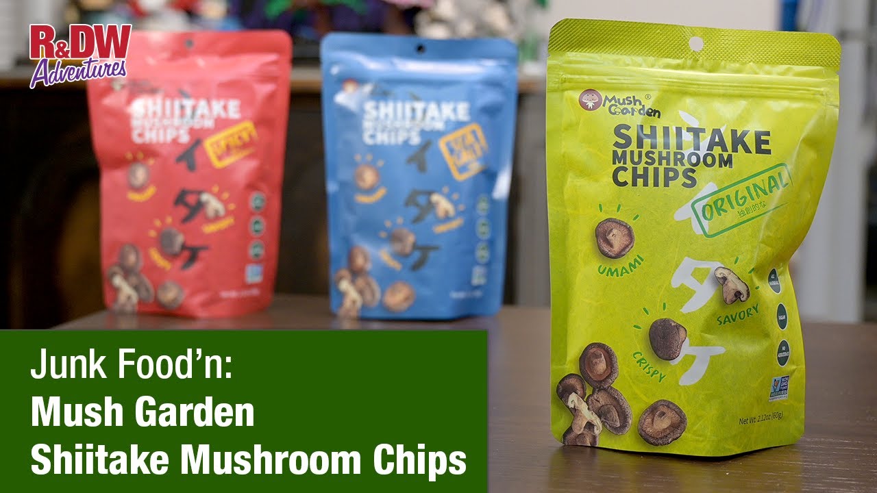 Junk Food’n Mush Garden Shiitake Mushroom Chips YouTube