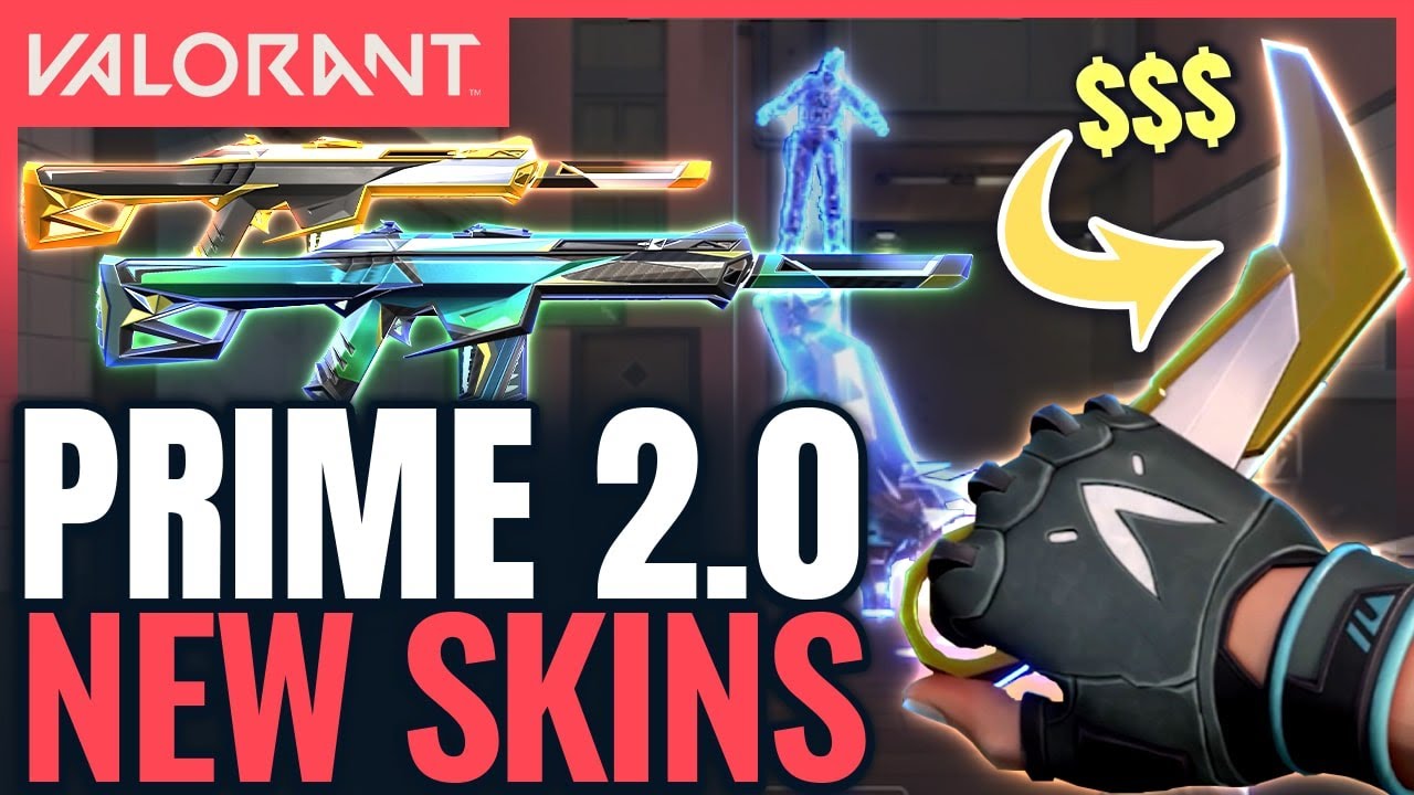 VALORANT | PRIME 2.0 SKINS - New Guns, Variants & Melee Revealed - YouTube