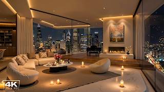 Soft Night Jazz Melodies 🌃 Luxury Apartment in Chicago with Relaxing Piano Jazz for Deep Sleep screenshot 5