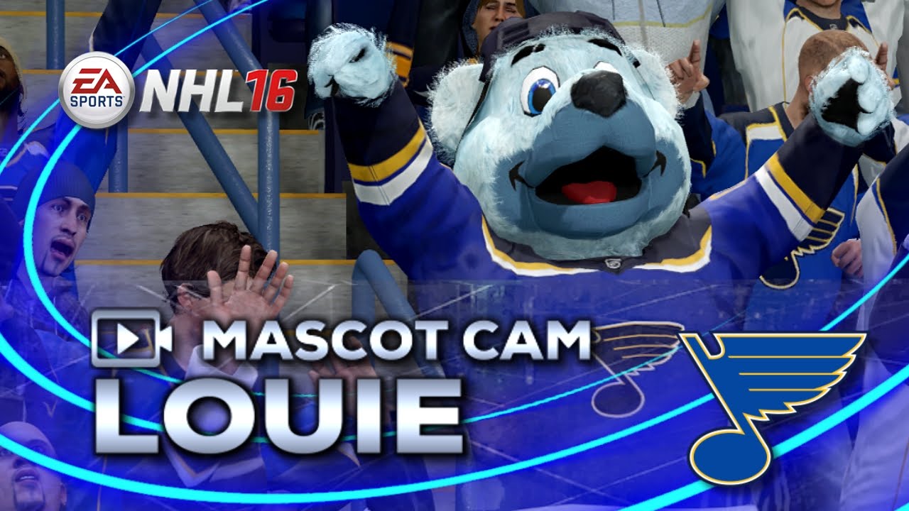 NHL 16 Mascot Cam Louie (St Louis Blues) YouTube