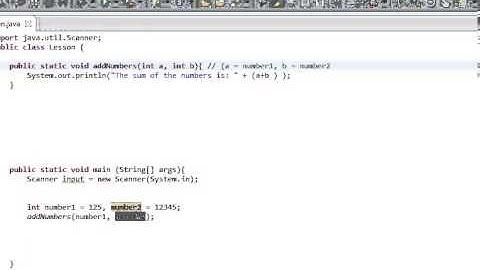 Beginners java, Lesson 15, Introduction to methods