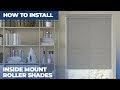 How to Install Inside Mount Roller Shades with Cassette