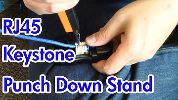 RJ45 Keystone Punch Down Stand