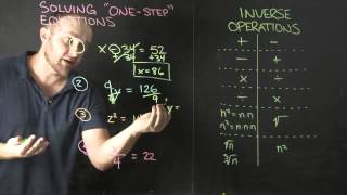 Practice solving one-step equations