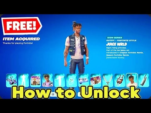How To GET The Juice Wrld Skin FOR *FREE* In Fortnite - YouTube