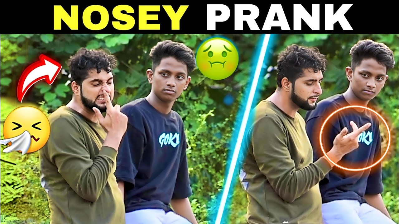 Nosey 🤧 Prank | नाक मे उँगली Prank 😅 | Part 2 |  Prakash Peswani |