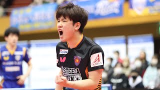 岡山リベッツ VS 琉球アスティーダ    2022-2023 2023年2月23日【卓球 Tリーグ公式】