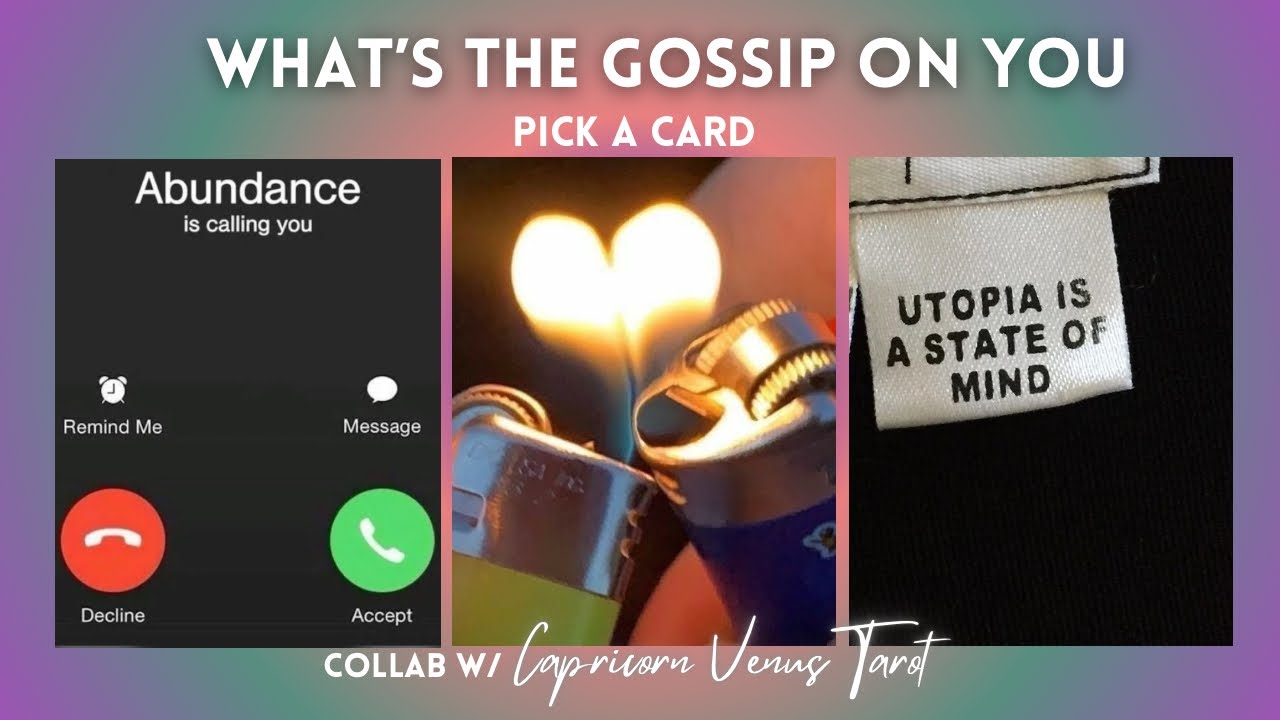 what’s the gossip on you | pick a card collab w/ ​@capricornvenustarot
