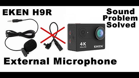 EKEN H9R Sound Problem Solution | External Microphone set up on Action Camera for Vlog|Rahat Unbund|