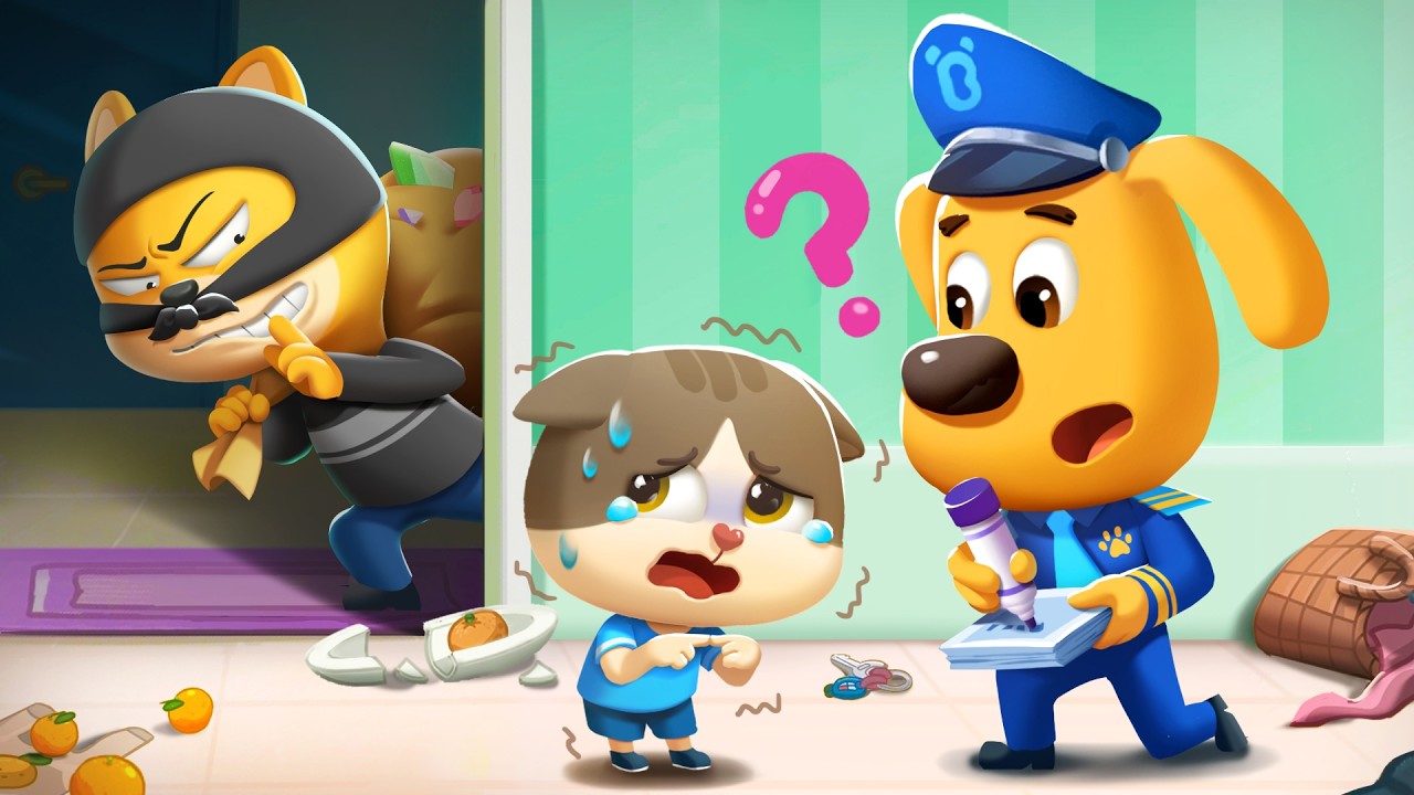 Jangan Simpan Rahasia untuk Orang Asing | Kartun | Kepala Polisi Labrador | BabyBus Bahasa Indonesia