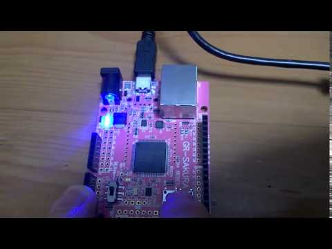GR-SAKURAのLEDデモ