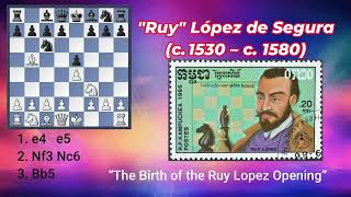“Ruy Lopez யார்?”  – சதுரங்கத்தின் புரட்சியாளர்