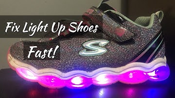 How to fix sketchers light up shoes