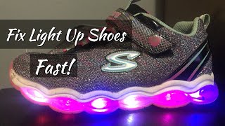 How Do Fix Skechers Light Up Shoe Effect