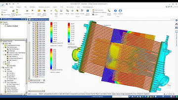 FloEFD for Solid Edge - 車用散熱器後處理 - Siemens PLM Software