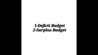 Budget