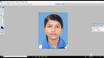 Photoshop tutorial in Hindi - Create Action Passport Size Photo Step by Step Process