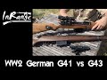 WW2 German Semi-Automatic Rifles: The G41 vs the G43