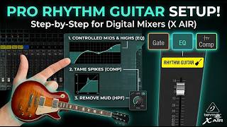 How to setup Electric Guitar Rhythm in Digital Mixer
