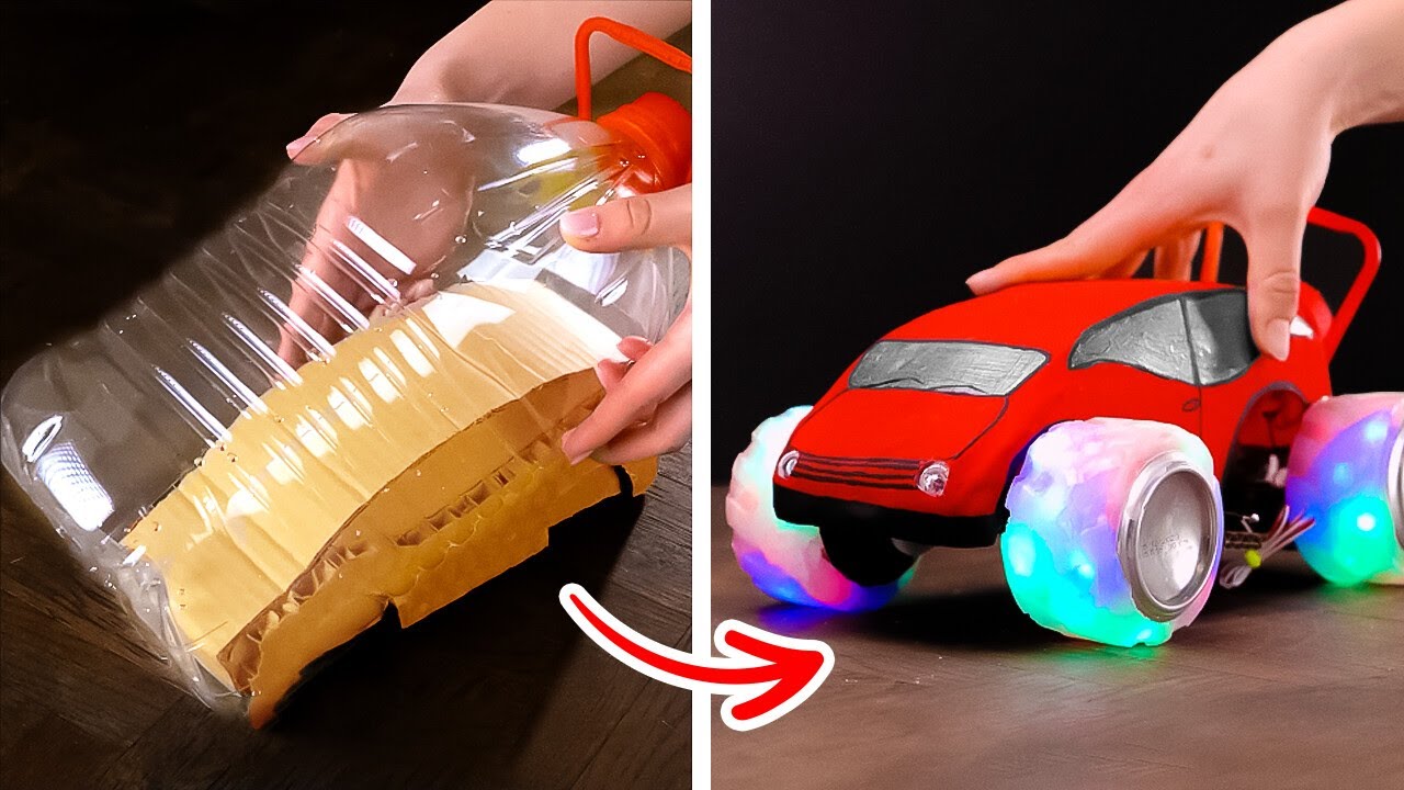 I Recycle PLASTIC and turn it to surprise things || Plastic car ...