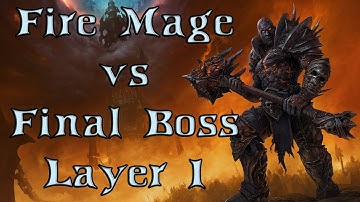 Fire Mage vs Final Boss | Twisting Corridors Layer 1 | Torghast