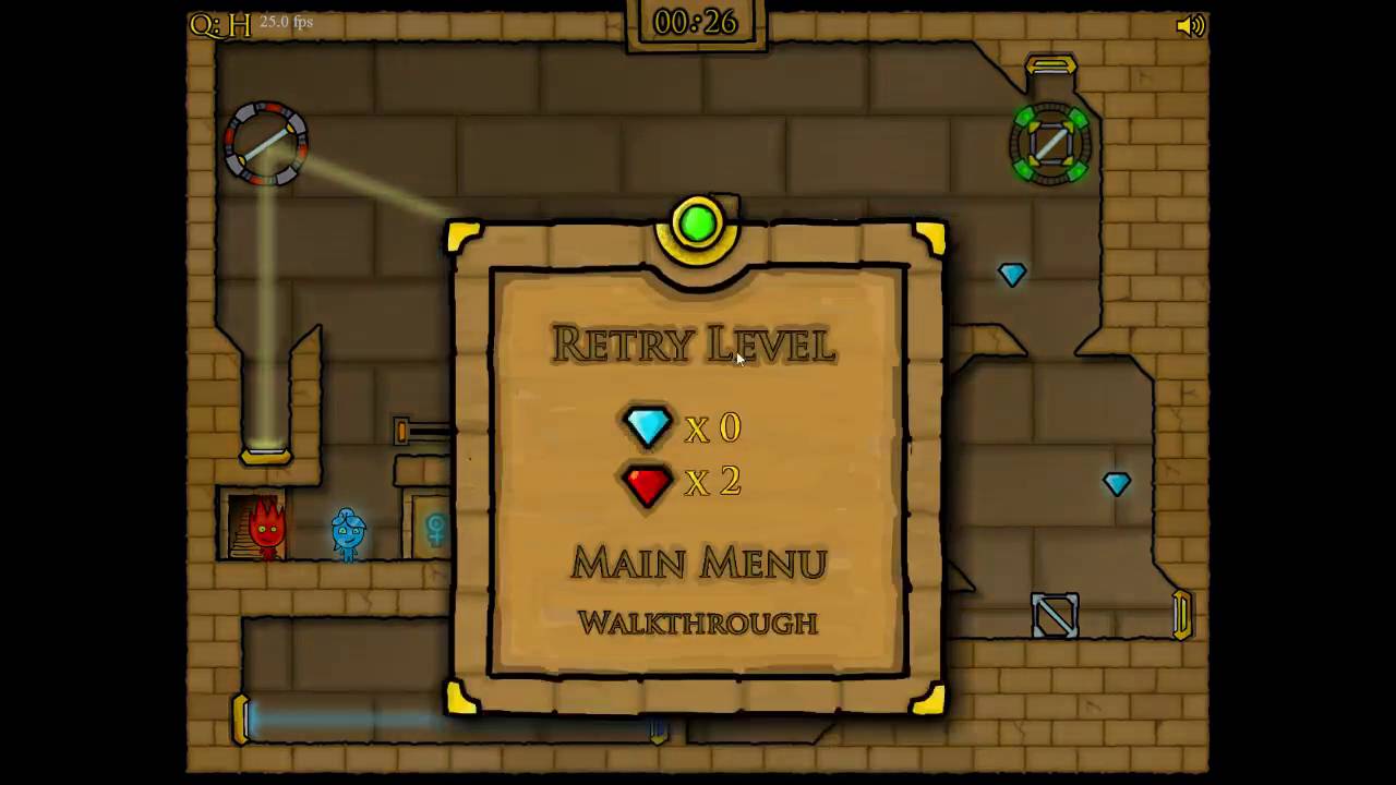 FireBoy and WaterGirl 2: The Light Temple - Walkthrough, Tips, Review
