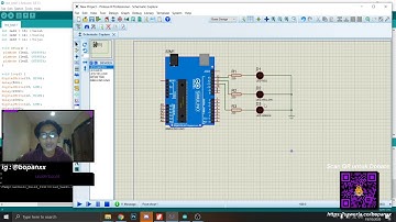3 LED Menyala Bergantian Arduino Uno (Proteus) - Tugas Mikrokontroller 3
