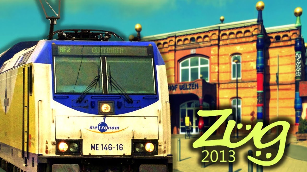Zug2013: Bahnhof Uelzen - Teil 2 mit IC, Metronom, BR146, BR648, BR622 u.v.m.