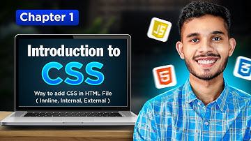 Introduction to CSS | Ways to add CSS in your HTML | Frontend Developer Course