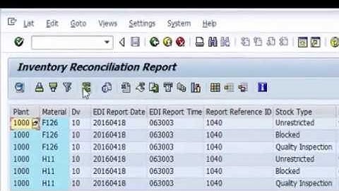 SAP 3PL Inventory Advice 846