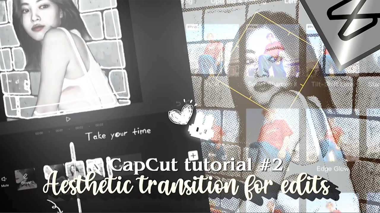 Aesthetic transition tutorial for edits - CapCut | krystal.97 - YouTube