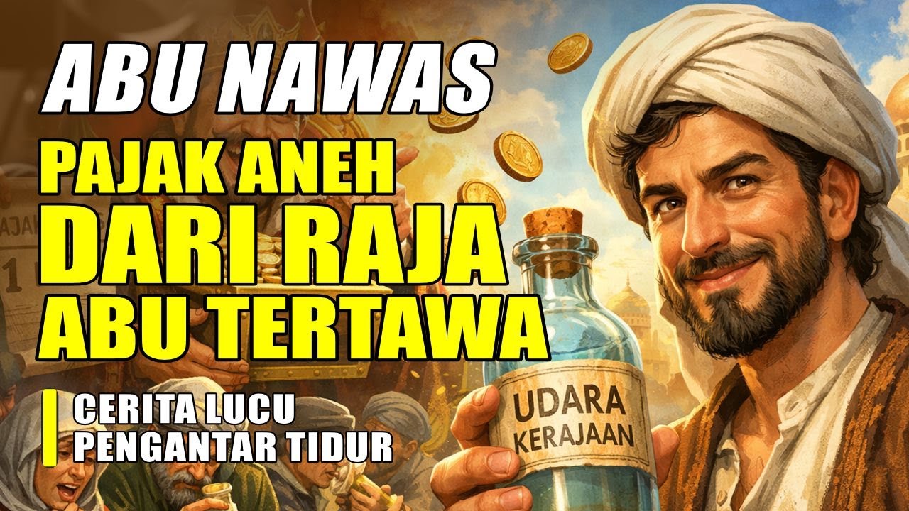 CERITA LUCU PENGANTAR TIDUR || ABU NAWAS PAJAK ANEH DARI RAJA ABU TERTAWA