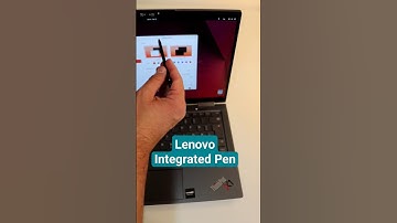 Lenovo Integrated Pen from X1 Yoga Laptop on Ubuntu Linux distribution #shorts