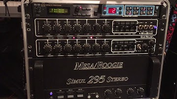 Mesa Boogie Quad preamp and simulclass 295 power amp demo