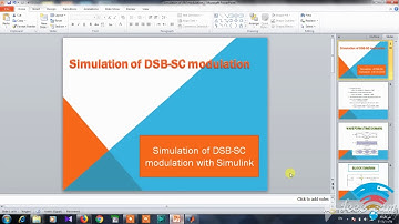 SIMULATE DSB-SC WITH SIMULINK MATLAB
