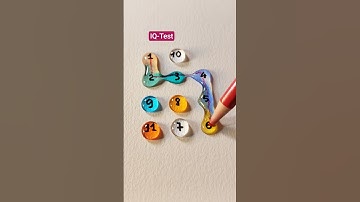 Nối các giọt nước từ 1 đến 11 #iqtest #games #shorts