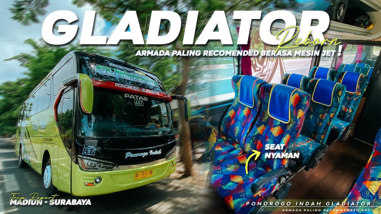 PALING RECOMMENDED BERASA MESIN JET❗❗Armada Baru Istimewa Seat Lebih Nyaman Super Cepat | Gladiator