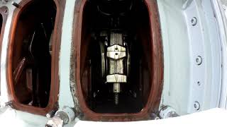 DIESEL GENERATOR ENGINE ALL PARTS TURNING