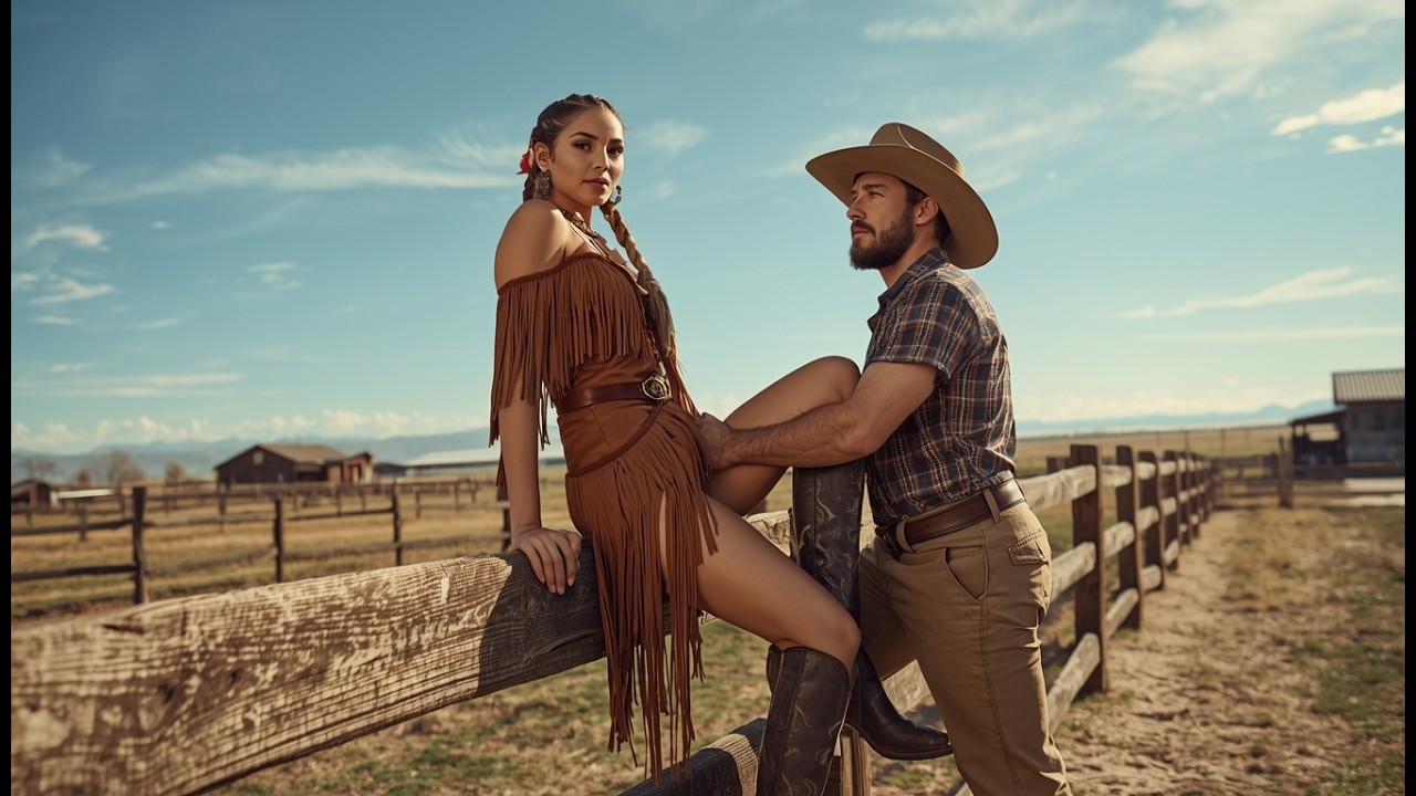 The cowboy arrived in town to buy a horse, but changed course when he saw the Apache widow.