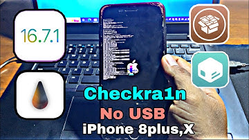 Jailbreak iOS 16.7.1 - iOS 15 on iPhone 8 Plus,X Checkra1n Rootless for Windows no USB