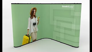 COMBI03G Pop Up Stand Setup Tutorial | Nomadic Display Europe's Easy Guide