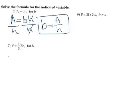 Solving For Specific Variable Worksheet - 3 - howtoaddringtonesfrom39187