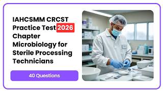 IAHCSMM CRCST Practice Test 2026: Microbiology for Sterile Processing Technicians 40 Questions