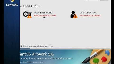 Installing CentOS 7